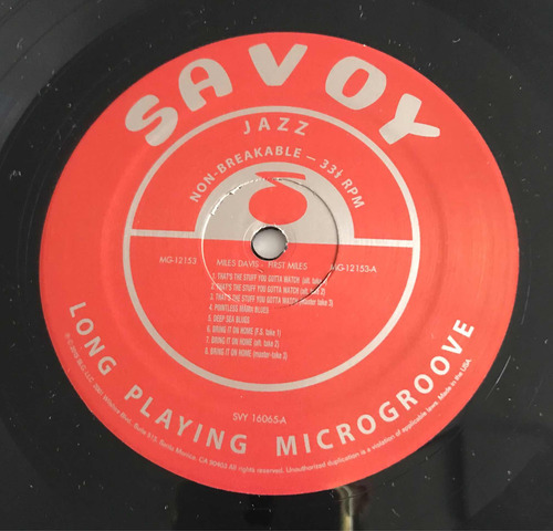 Lp - Miles Davis - First Miles - Importado - Vg+