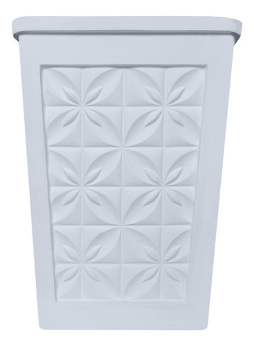 Forma Vaso 3d Abs Gesso Cimento Profissional Grande Jardim Forma Flor Do Oriente