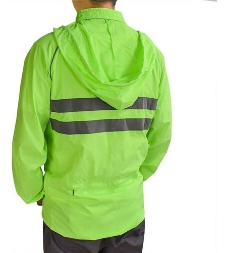 Ropa De Bicicleta Ligera Impermeable De Alta Visibilidad