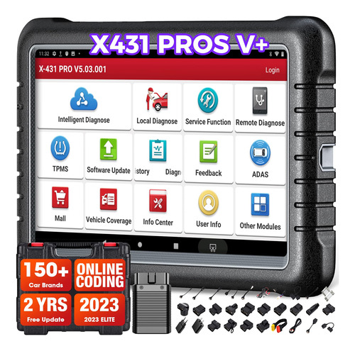 Launch X431 Pros V+ Escaner De Diagnostico Con Canfd, Progra