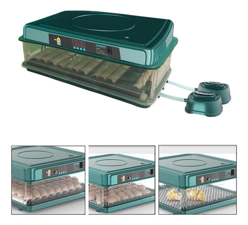 Incubadora De Ovos Automática Para Incubação De 130 Ovos