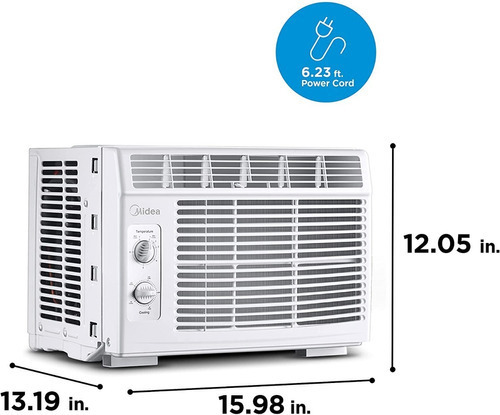 Brand Midea MAW05M1BWT Blanco 5000 BTU Wi-Fi.