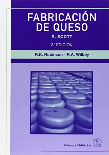 Libro Fabricación De Queso, R. Scott De R.k Robinson, R.a. W