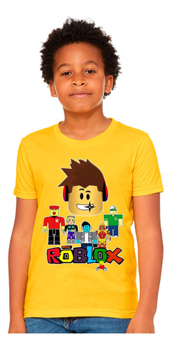 Camiseta Remera De  Roblox Para Niños En Diferentes Colores