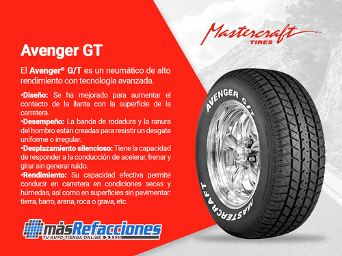 Llanta Mastercraft P215/70r14 Avenger Gt 96t