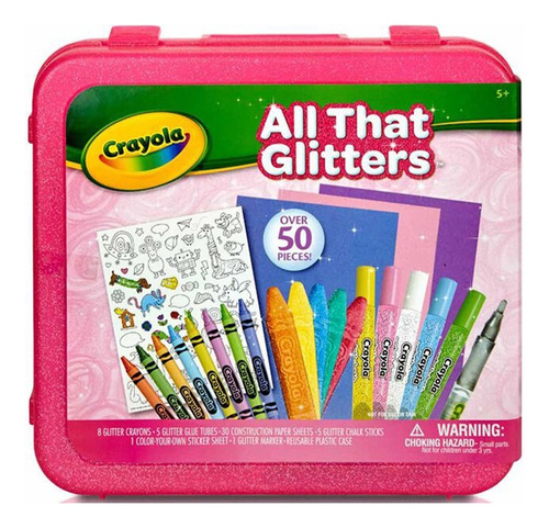 Crayola Glitter Set De Arte Con 50 Piezas