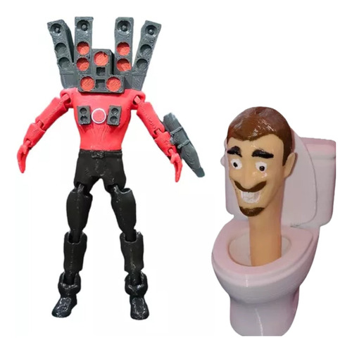 Pack X2 Skibidi Toilet Titan Speakerman