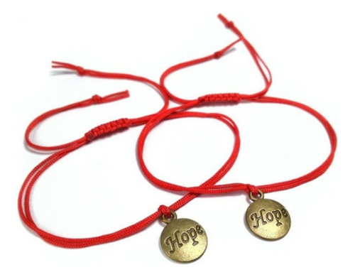 Pulseras Hilos Rojos Parejas Novios Amigos (par) 