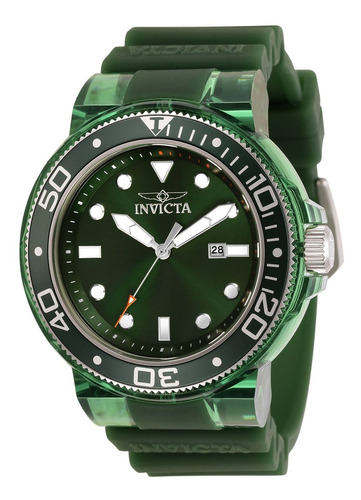 Reloj Invicta 32332 Verde, Transparente Hombre