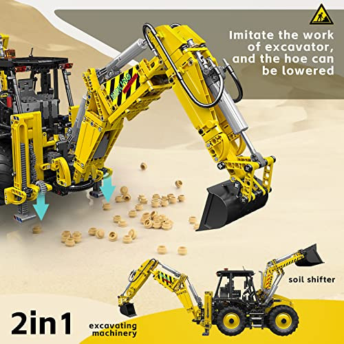 Excavadora Y Bulldozer 2 1, Juego De Construcción De B...