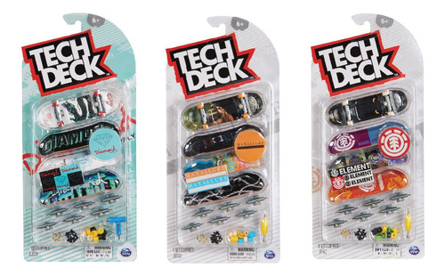 Set De Patinetas Para Dedos Finger Skates Tech Deck. 