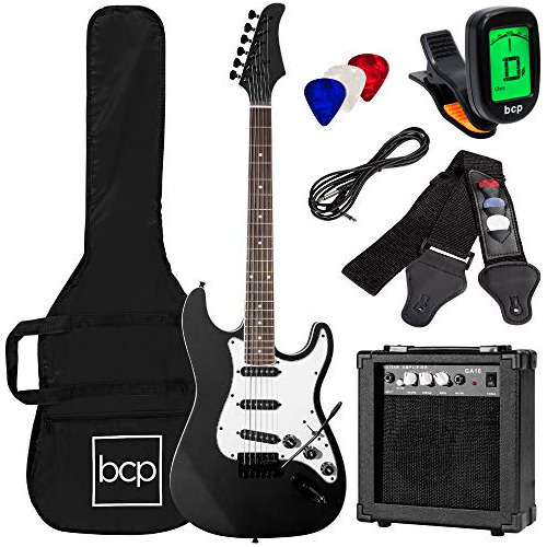 Kit Guitarra Eléctrica Principiante 39in - Negro