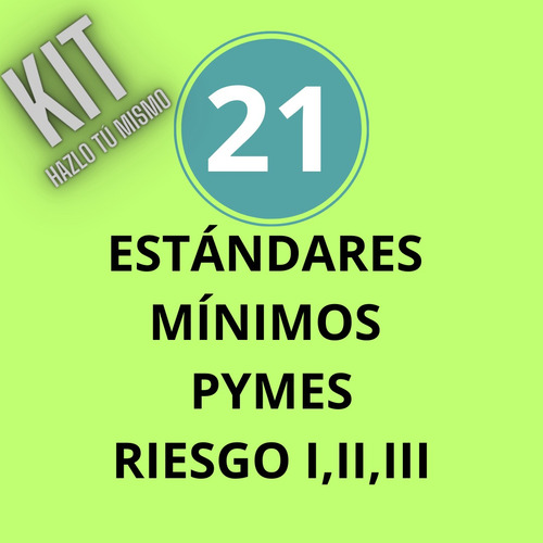 Kit 21 Estándares Mínimos Sg Sst