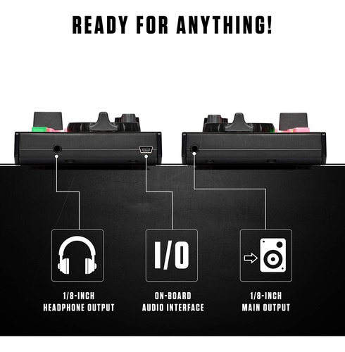 Controlador De Dj Numark Dj2go2 Touch 2 Deck Com Serato Dj