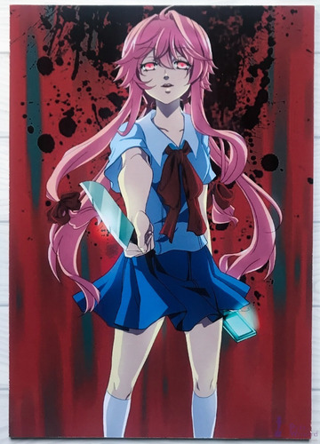 Cuadro Artesanal De Mirai Nikki - Yuno Gasai