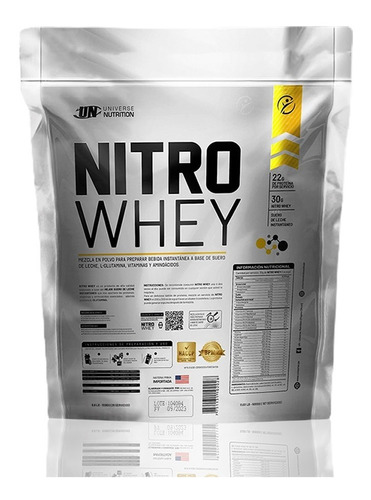 Nitro Whey Un 3 Kilos Constructor Muscular
