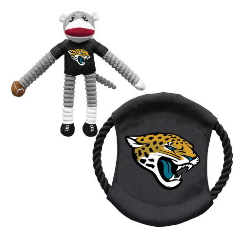 Littlearth Nfl Jacksonville Jaguars Sock Monkey And Flying D