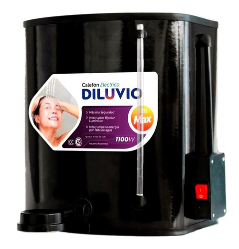Imagen 5 de 6 de Ducha Electrica Calefon Diluvio 1100w 20 L Homologado