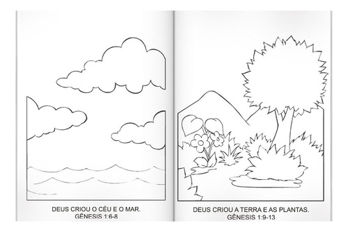 Vamos Colorir A Bíblia: Criações De Deus, As, De Cristina Marques. Editora Sbn, Capa Mole Em Português