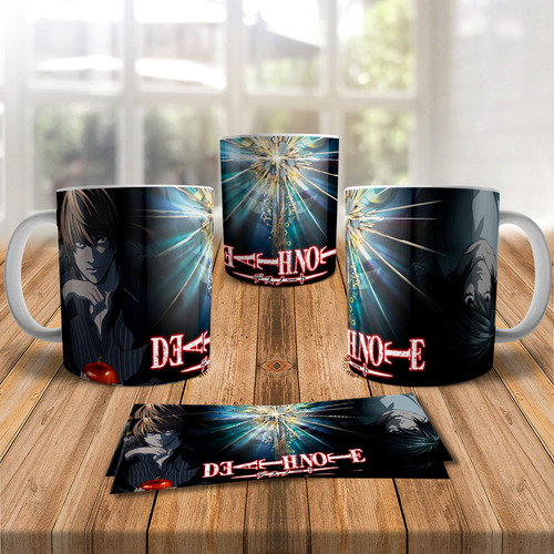Plantillas Diseños Tazas Animé Manga Death Note Sublimacion