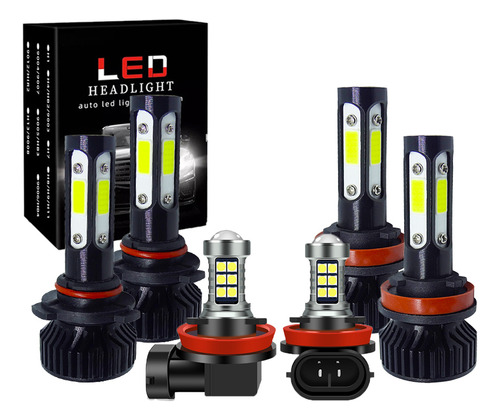 Kit De Faros Led 9005 H11 Para Jeep Compass 2014-2019 2020