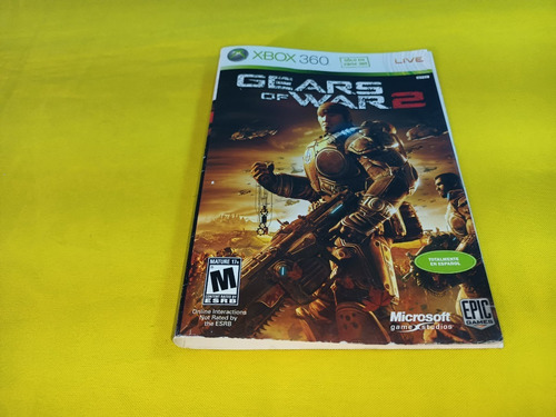 Portada Original Gears Of War 2 Xbox 360 (Usado)