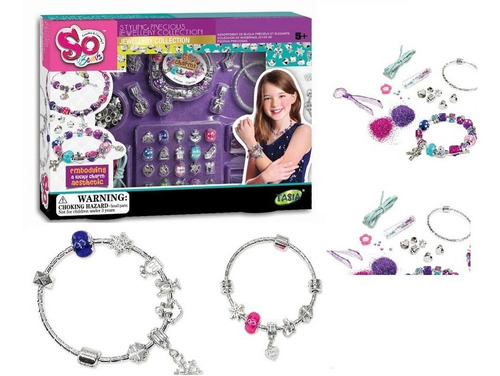 Set Bisutería Kit Para Crear Pulseras Y Joyas