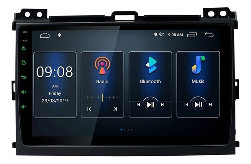 Android 10 Toyota Land Cruiser 2008-2016 Gps Wifi Bluetooth