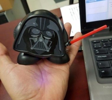 Bocina Portatil Recargable Bluetooth Darth Vader Star Wars