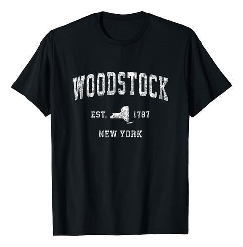 Woodstock Nueva York Nueva York Playera Deportiva Vintage At