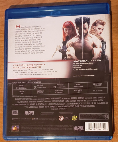 The Wolverine - X Men First Class - Bluray (Usado)