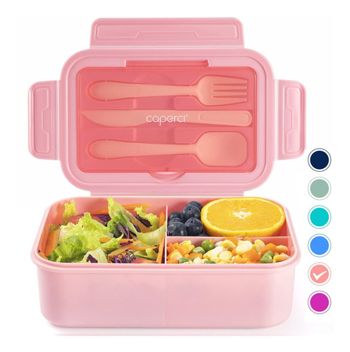 Caperci Lonchera Clásica Bento Box Para Adultos Para Niños M