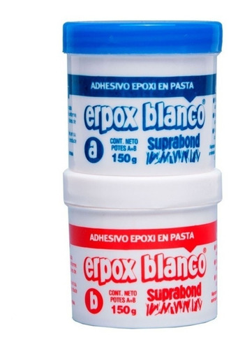 Adhesivo Epoxi En Pasta Erpox Blanco Suprabond 