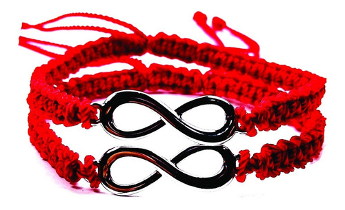 Pulsera Infinito Pareja Macramé Pareja Amigos Tejida Destino