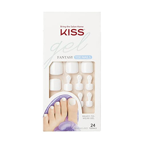 Kiss Gel Fantasy Collection - Juego De Pedicura Para Uñas Po