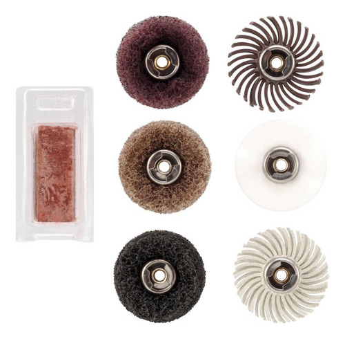 Kit Ez Lock De Lijar Y Polir 7 Piezas Mod E684