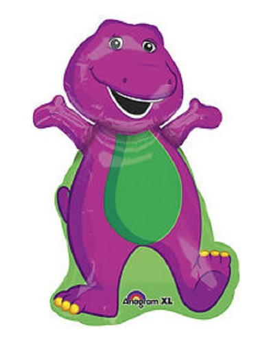 Globo Barney Met Jumbo Fiesta Dinosaurio Familia Feliz 