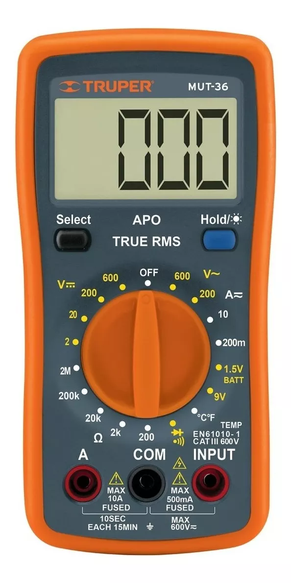 Primera imagen para búsqueda de multimetro truper