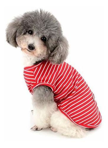 Ropa Gato - Zunea Pet Dog Clothes Shirts Puppy T-shirt Vest 