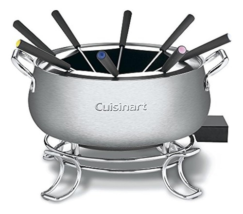 Fondue Eléctrico Cuisinart Cfo-3ss, Acero Inoxidable Cepilla