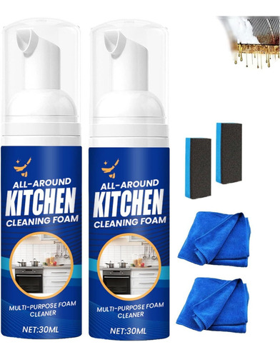 - Juego De Limpiador De Espuma De Cocina Completo