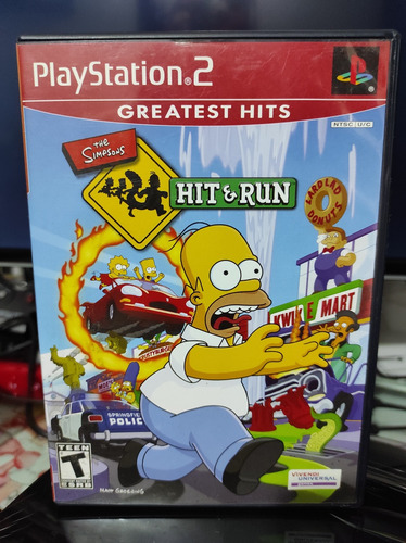 The Simpsons Hit And Run Sony Playstation 2 Ps2 Original (Usado)