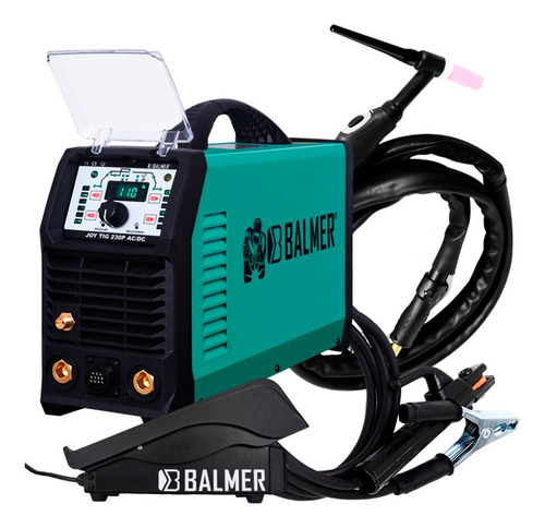 Inversora De Solda Balmer Joy 30079565 Tig 230p Pulsada Mono 220v Turquesa 50/60Hz