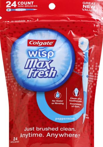 Cepillo De Dientes Colgate Wisp Max Fresh Suave Verde Claro Pack X 24 Unidades