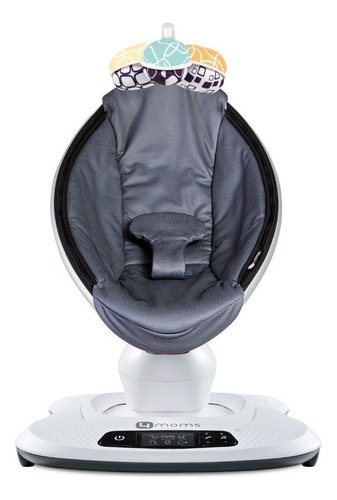 Cadeira de balanço para bebê 4moms MamaRoo 4 4M-005-00 dark grey cool mesh