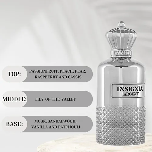 Perfume Hamidi Insignia Argent Eau De Parfum, 105 Ml, Para M