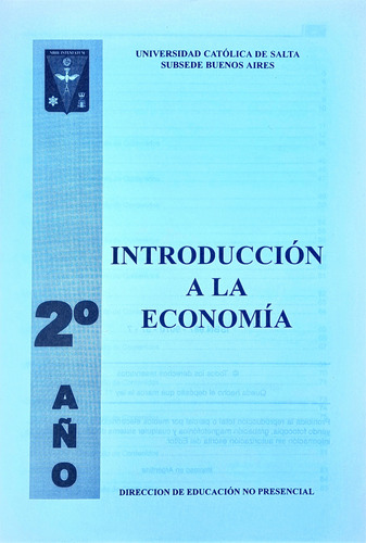 Introduccion A La Economia (modulo Guia Y Materia) Ucsalta (Usado)