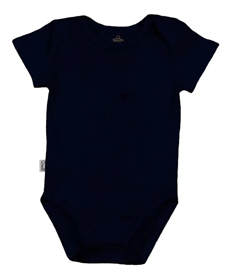 Kit Bebé 4pz Personalizado Salida Hospital Algodón Cn Nombre Marino 0m