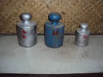 Comprar Peso Balança Antiga 5 Kg E 2 Kl .lote 3 Peças Raridade Peso
