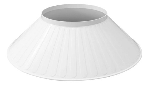 Cobertor Pantalla Para Lampara Led 80w Y 100w Galponera E40 Color Blanco